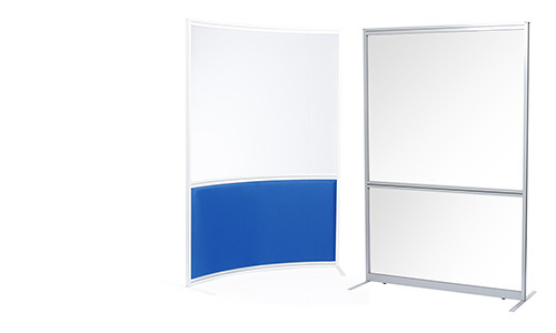 Combine an element of privacy with the ability to still see into other areas with our glazed office screens.